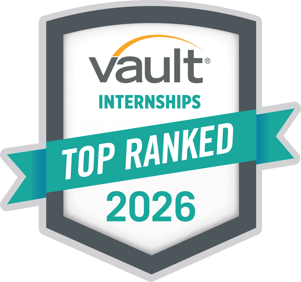 Vault Top Ranked Internship 2026